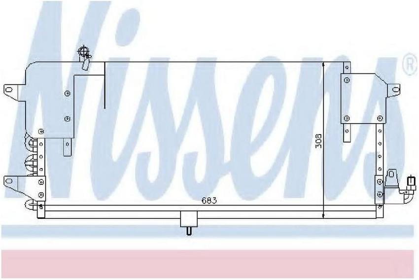 VW A/C Condenser 94174 - Nissens